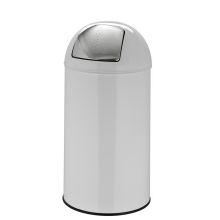 PUSH 50L | 50L - Poubelle Blanc