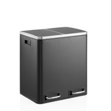 Clean 9 | 2 x 15L - Poubelle Noir