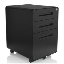 COLOR PLUS I | Métal - Caisson sur roulettes Noir