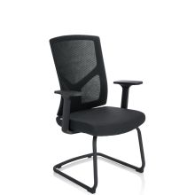 BRETON V B - Chaises cantilever Noir