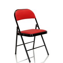 TUDELA simili-cuir/synthétique - Chaise pliante Rouge