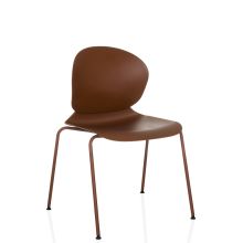 T36 VI - Chaise à quatre pieds Brun rouge