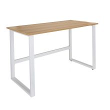 WORKSPACE LIGHT I | 120x60 - Bureau Chêne Clair/Blanc