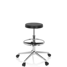 TOP WORK 14 I - Tabouret pivotant Noir