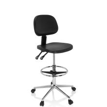 TOP WORK 24 I - Chaise de comptoir Noir