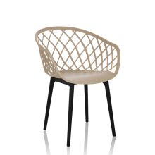 BEGIO - Chaise à coque Beige