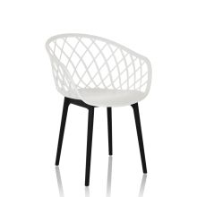 BEGIO - Chaise à coque Blanc