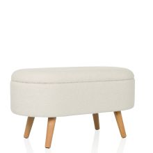 STORIANO tissu - Banc Blanc