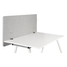 FLEXMIUT D 120 | 120 cm - Cloison de table gris clair