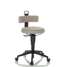 TOP WORK FLEX tissu - Tabouret pivotant Gris