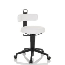 TOP WORK FLEX PU simili-cuir/synthétique - Tabouret pivotant Blanc