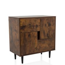 LYKKJA - Commode Chêne fumé