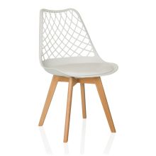 SCANDI HOL - Chaise à coque Blanc