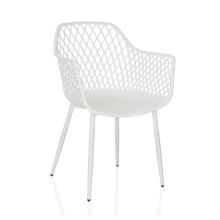 BEGIO L - Chaise d'extérieur Blanc