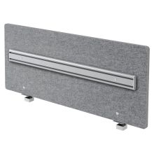 ARO 12 | Panneau de séparation acoustique + glissière Orga - Accessoires 120 cm Gris Chiné
