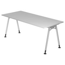 ATOS 19 S | Bureau - Gris 180 x 80 réglable en hauteur