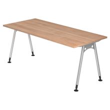 ATOS 19 S | Bureau - 180 x 80 Noyer réglable en hauteur