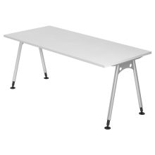 ATOS 19 S | Bureau - Blanc 180 x 80 réglable en hauteur