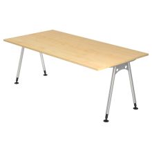 ATOS 2E S | Bureau - Érable 200 x 100 réglable en hauteur