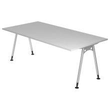 ATOS 2E S | Bureau - Gris 200 x 100 réglable en hauteur