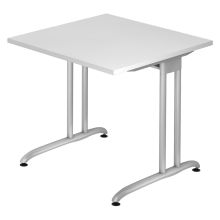 BELA 8 S | Bureau - Blanc 80 x 80