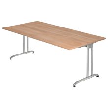 BELA 2E S | Bureau - 200 x 100 Noyer