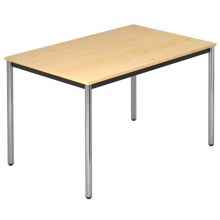 DORAN DR12 C - Érable 120 x 80 avec tube rond/chrome