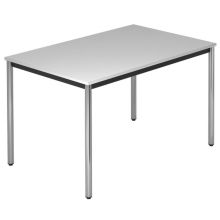 DORAN DR12 C - Gris 120 x 80 avec tube rond/chrome