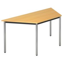 DORAN DRTR C - Hêtre 160 x 69 avec tube rond/chrome