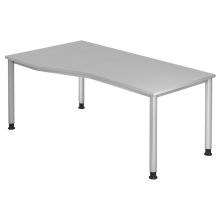 HILO 18 S | Bureau - Gris 180 x 100 réglable en hauteur