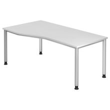 HILO 18 S | Bureau - Blanc 180 x 100 réglable en hauteur