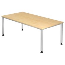 HILO 2E S | Bureau - Érable 200 x 100 réglable en hauteur