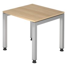 JAVA 8 S | Bureau - 80 x 80 Chêne réglable en hauteur