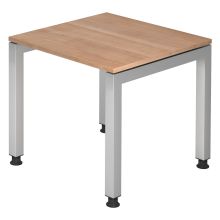 JAVA 8 S | Bureau - Noyer 80 x 80 réglable en hauteur