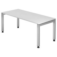 JAVA 19 S | Bureau - Blanc 180 x 80 réglable en hauteur