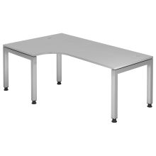 JAVA 82 S | Bureau - Gris 200 x 120 réglable en hauteur
