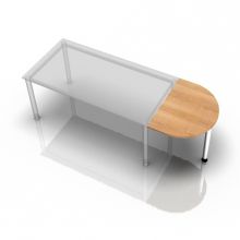 KONTOR KA 60 - Noyer 80 x 60