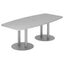 KARAT S 22 S - Karat Gris avec pied à socle/argent 220 x 103