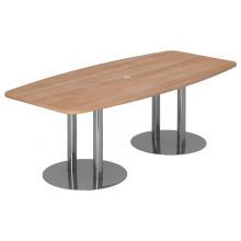 KARAT S 22 C - Karat Noyer avec pied à socle/chrome 220 x 103