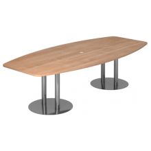 KARAT S 28 C - Karat Noyer avec pied à socle/chrome 280 x 130