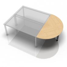 RA160 G - tablette d'extension 160x80 Érable