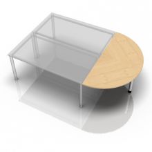 QA160 - tablette d'extension 160x80 Érable