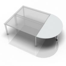 QA160 - tablette d'extension 160x80 Gris