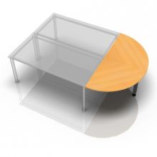 LA160 G - tablette d'extension 160x80 Hêtre