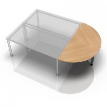 RA160 G - tablette d'extension 160x80 Chêne