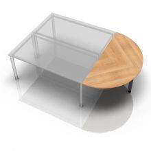 RA160 G - tablette d'extension 160x80 Noyer