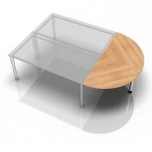 QA160 - tablette d'extension 160x80 Noyer