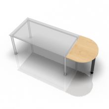 XBA60 G - tablette d'extension 60x80 Érable