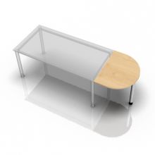 XBA60 S - tablette d'extension 60x80 Érable