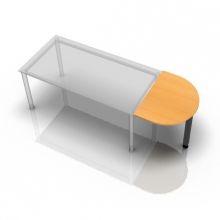 XBA60 G - tablette d'extension 60x80 Hêtre